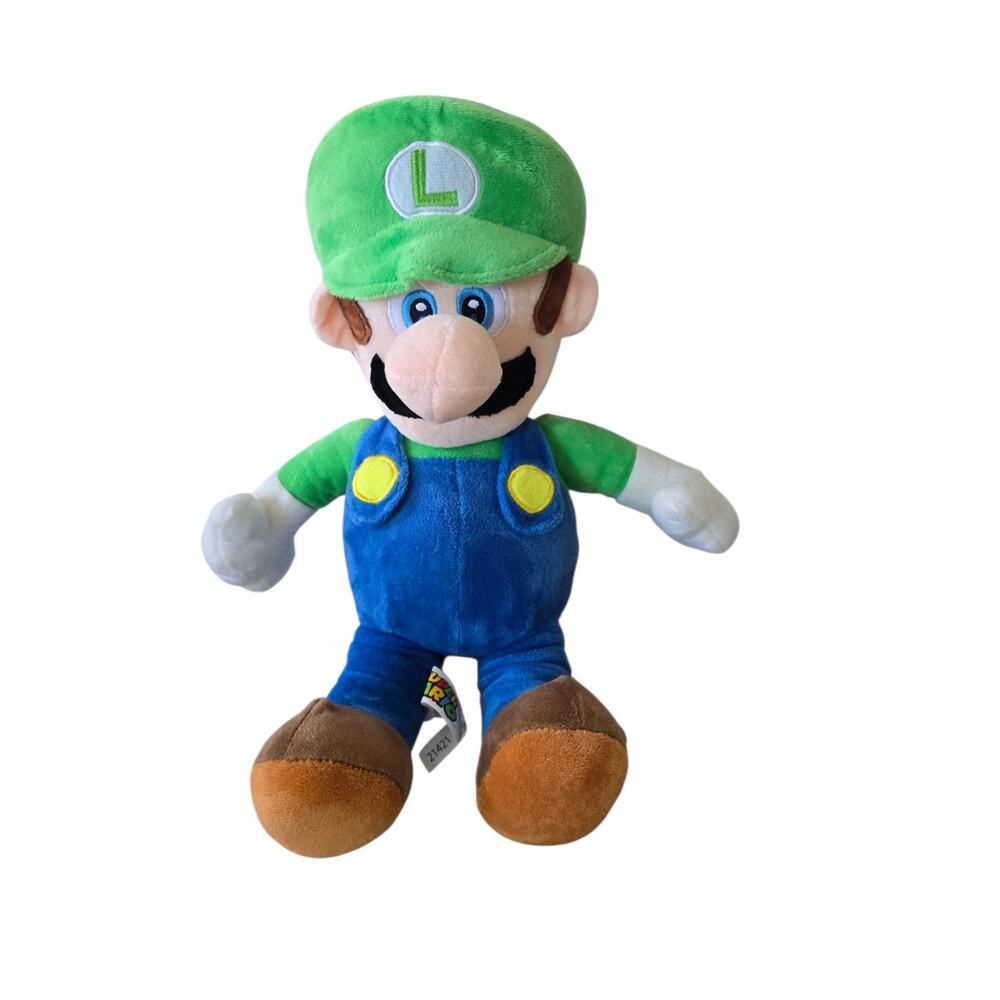 Nintendo Luigi Super Mario Brothers 15" Plush NWOT